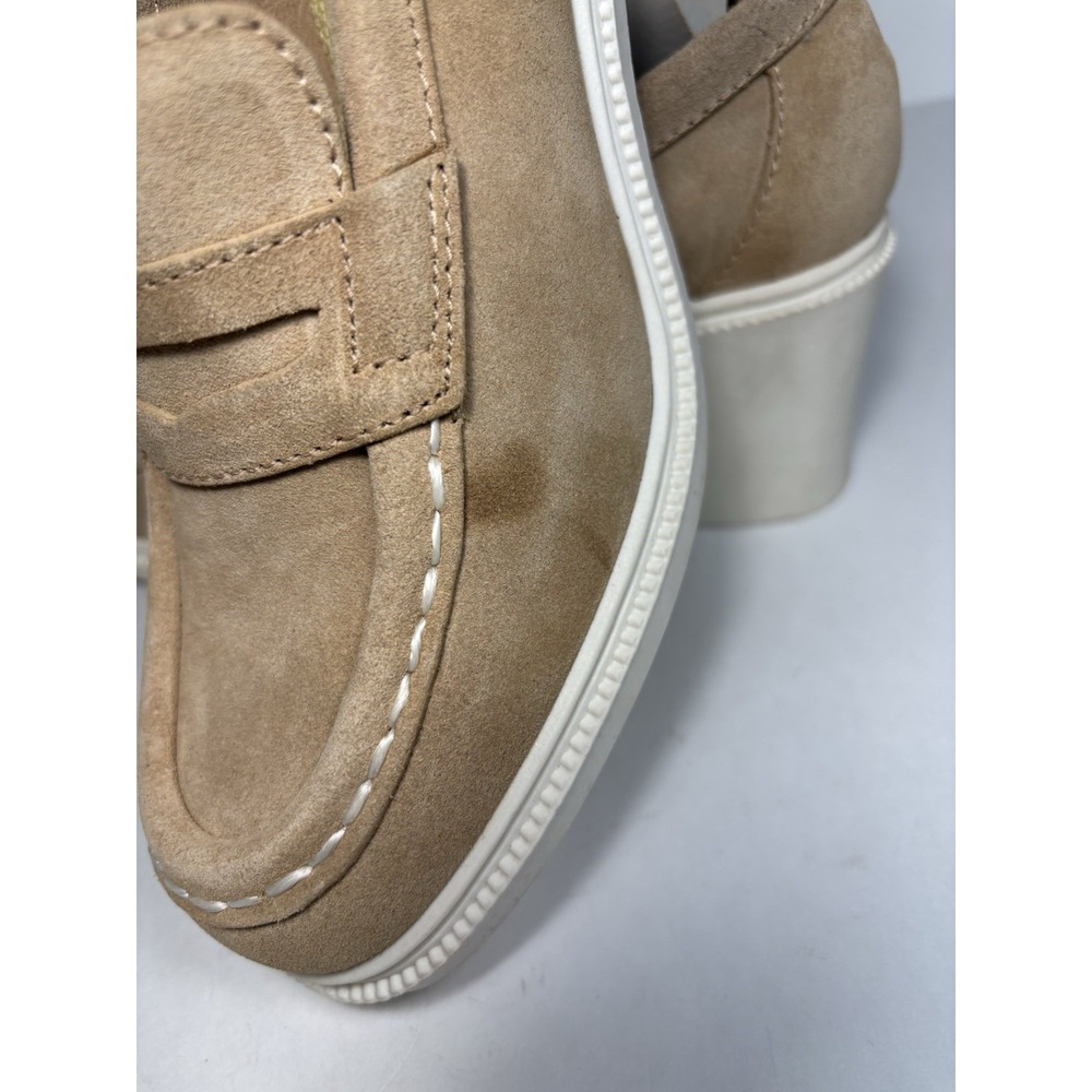 Womens Suede Heeled Loafers Size 6.5‎ B - Picture 9 of 9